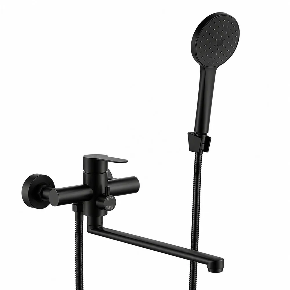Смеситель для ванны FRAP F22801-26, черный