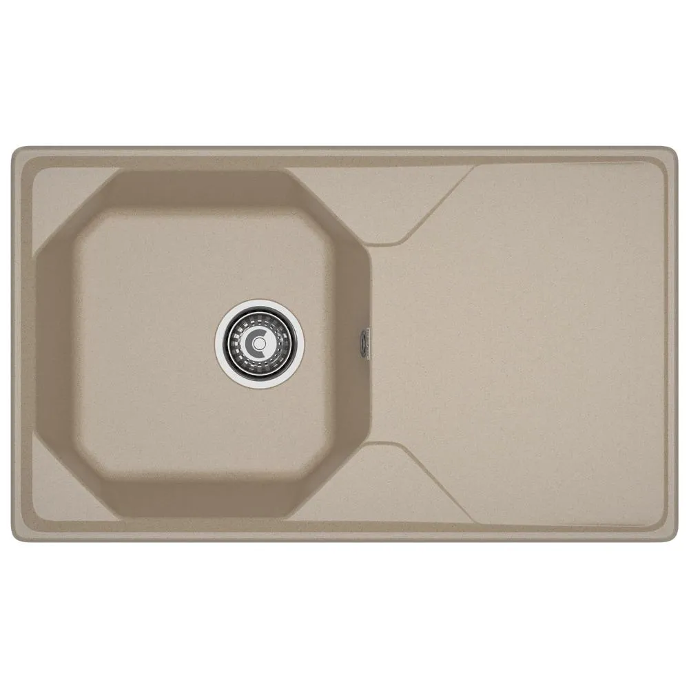 Кухонная мойка GranFest UNIQUE 840L, песочный