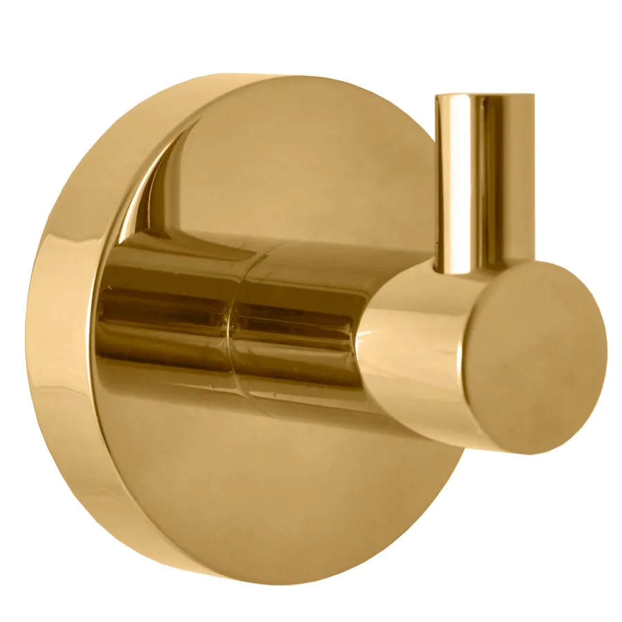 Крючок для ванной комнаты Rav Slezak COLORADO COA0100ZK, золото брашированное