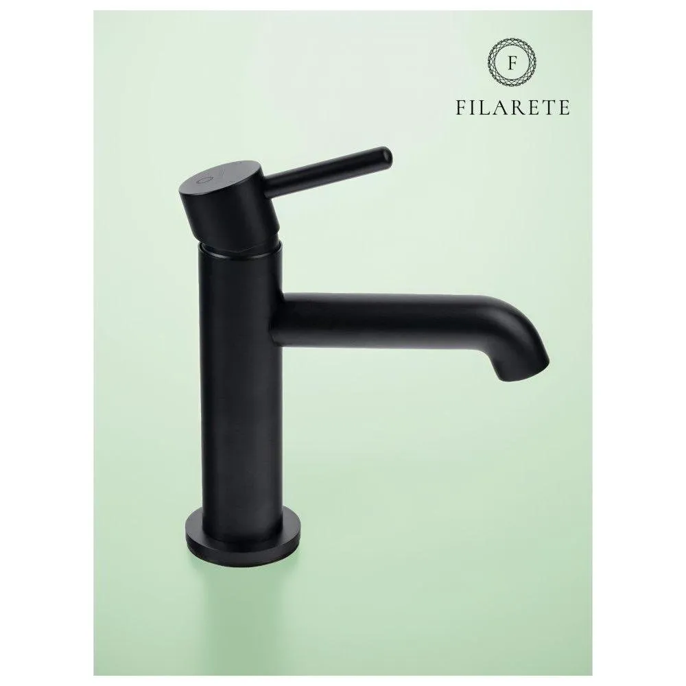Смеситель для раковины FILARETE Roun FL5020BL, черный