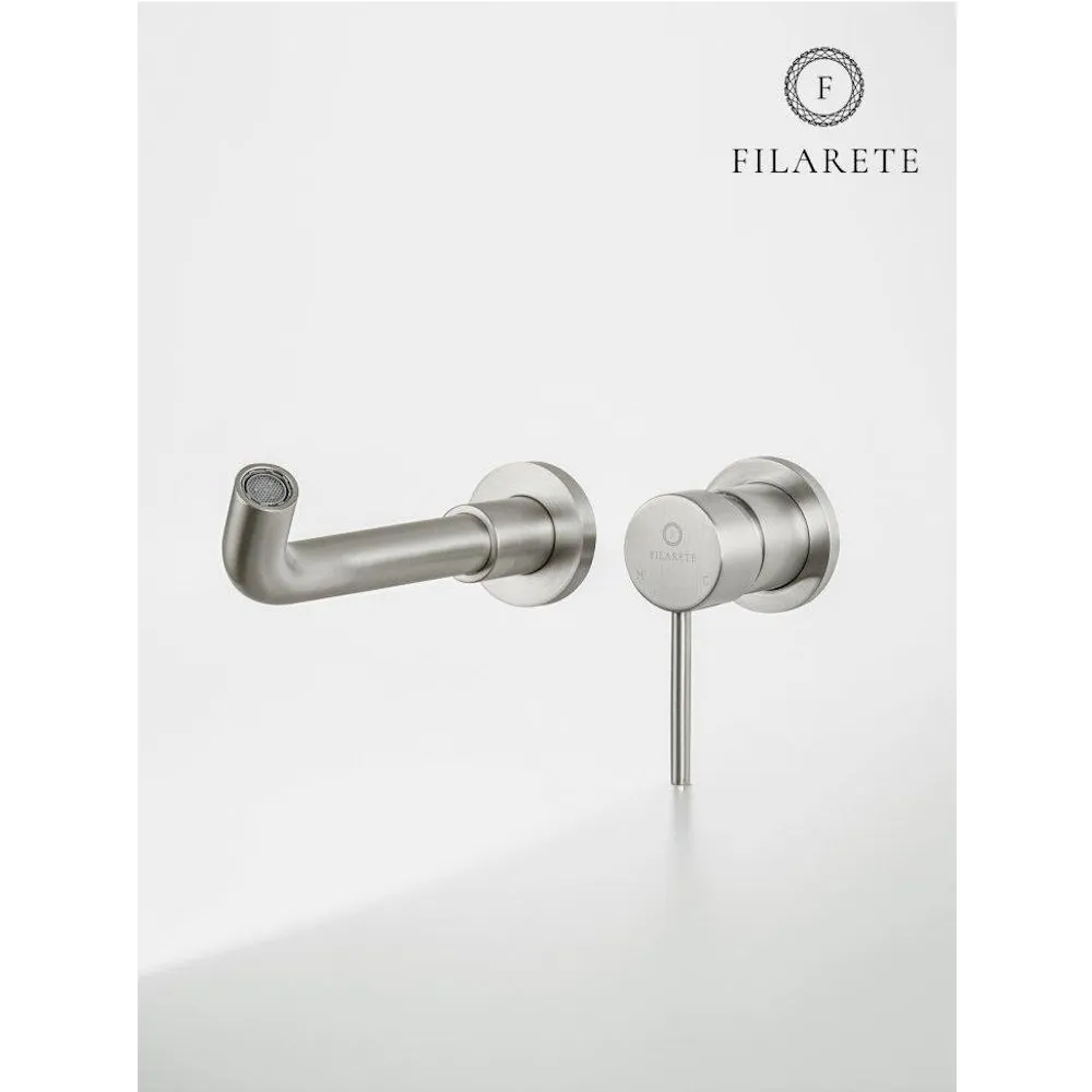 Смеситель для раковины встраиваемый FILARETE Roun FL4020NK, никель