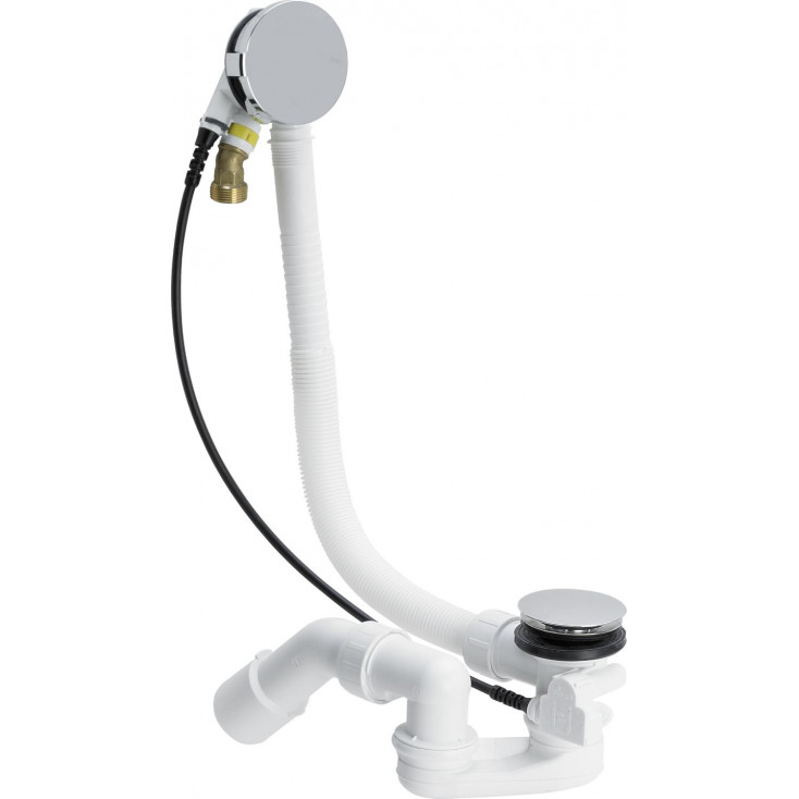 Сифон для ванны стандартный Viega Simplex Trio 6166.41, хром (728007)