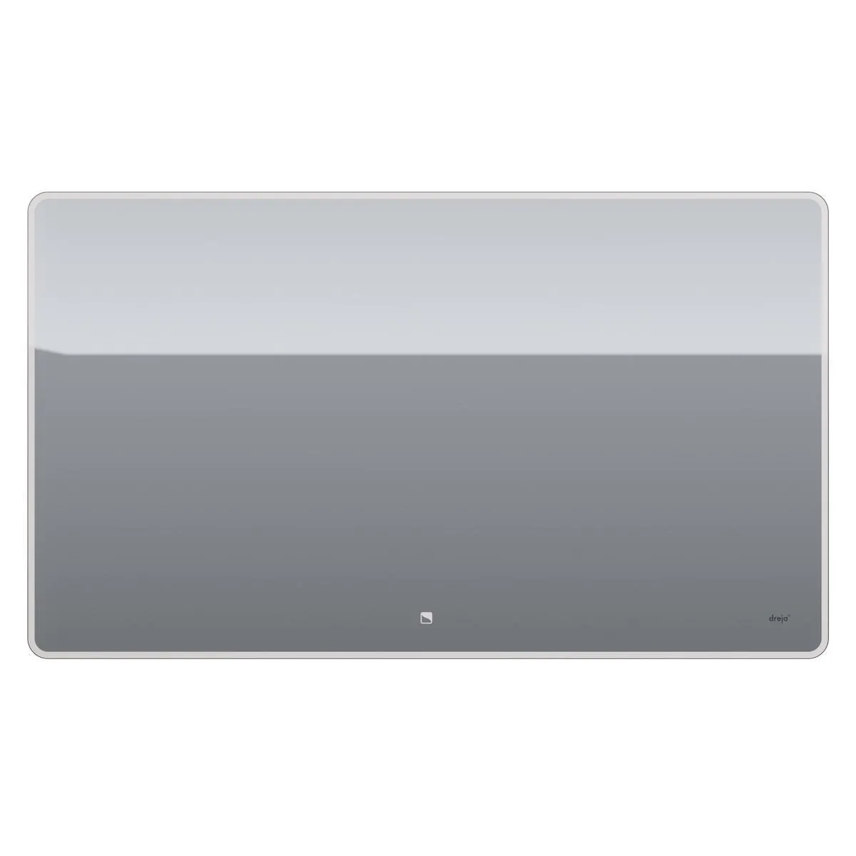 Зеркало Dreja Point 120x70 см, белый