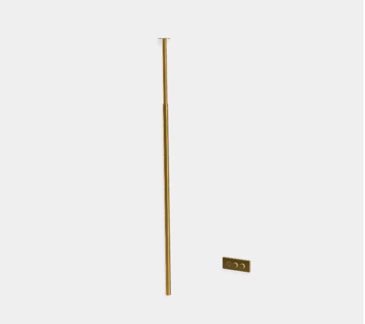 Смеситель для раковины Fima Carlo Frattini Switch ON, с потолочным изливом, золото (F5951EOR)