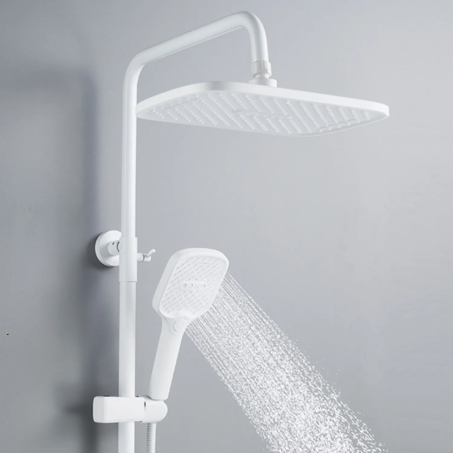 Душевая система Shevanik S4036C, белый