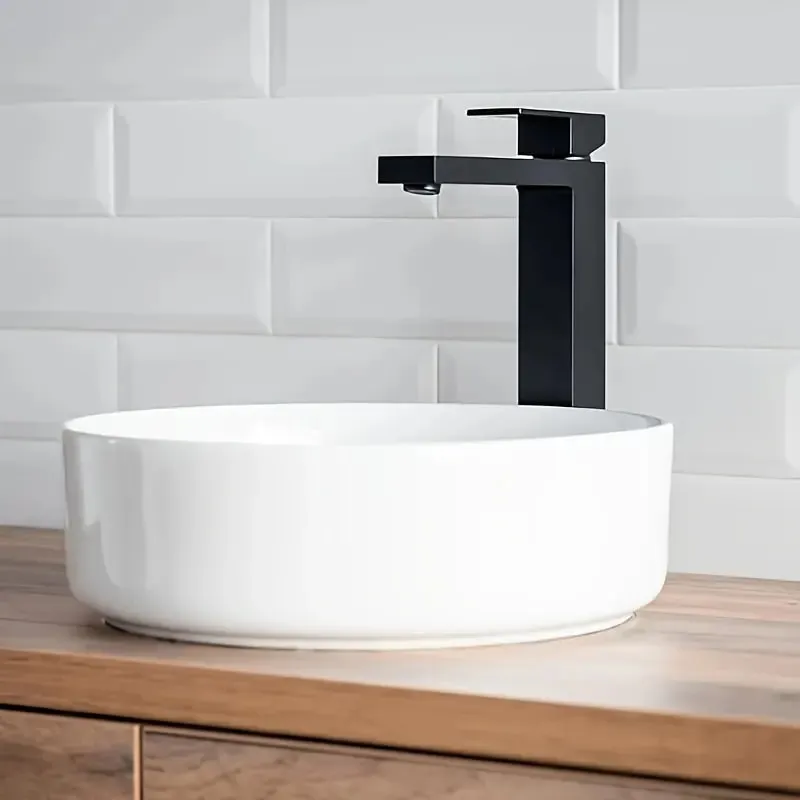 Смеситель для раковины высокий Maretti Umbria Black UMB32RF52, черный