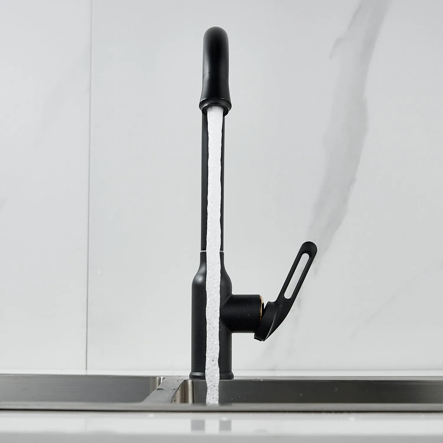 Смеситель для кухни Raffine F103H, черный