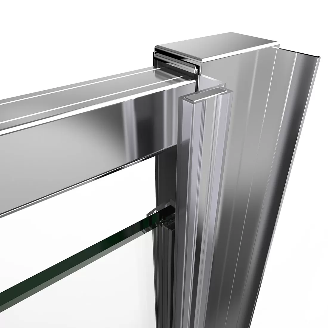 Душевая дверь Vincea Intra (VDP-1I7080CL) 700/800х1900 мм, хром, стекло прозрачное
