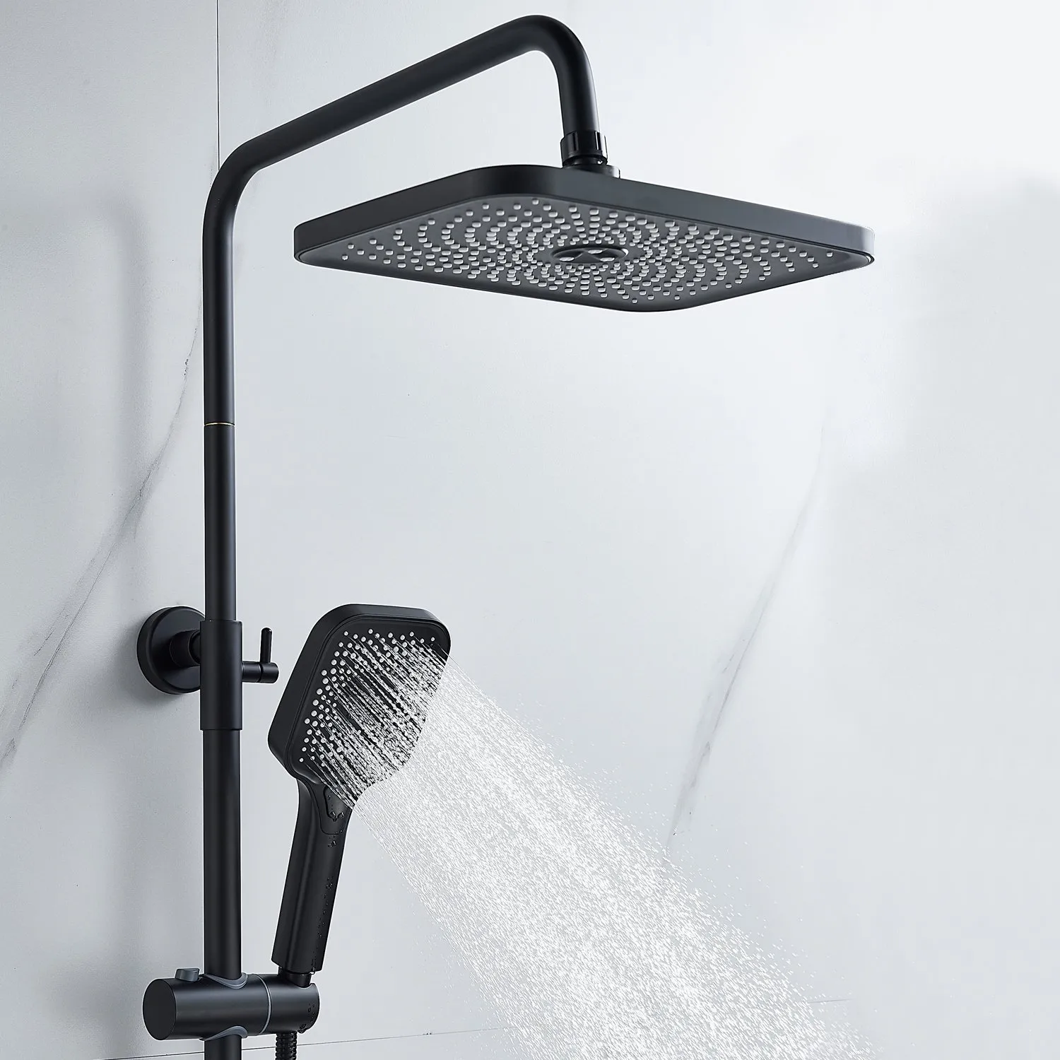 Душевая система Raffine F3696H, черный