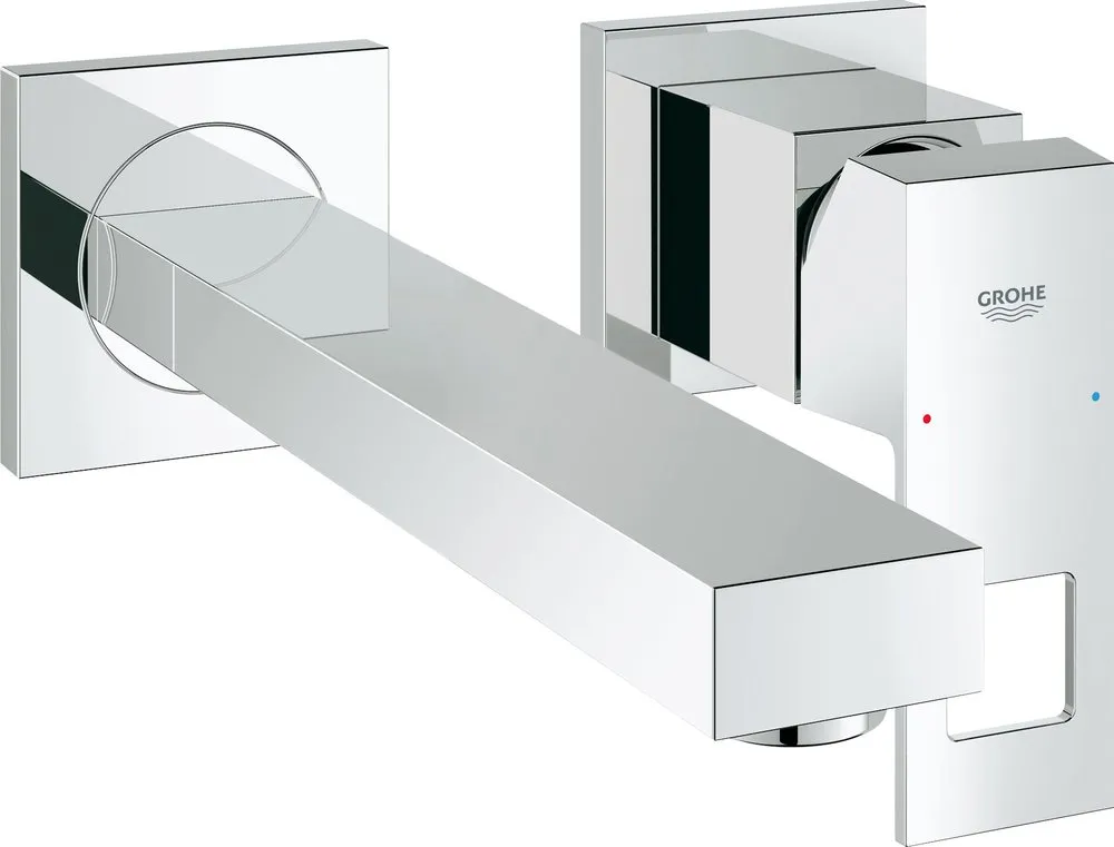 Смеситель для раковины GROHE Eurocube настенный встраиваемый, хром (арт. 23447000)