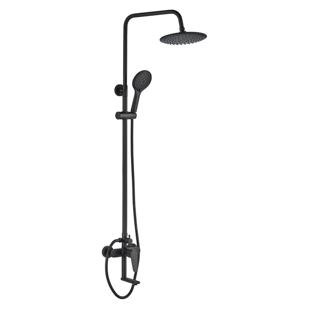 Душевая система WesnaArt NOVA NOV03-314Black, черный