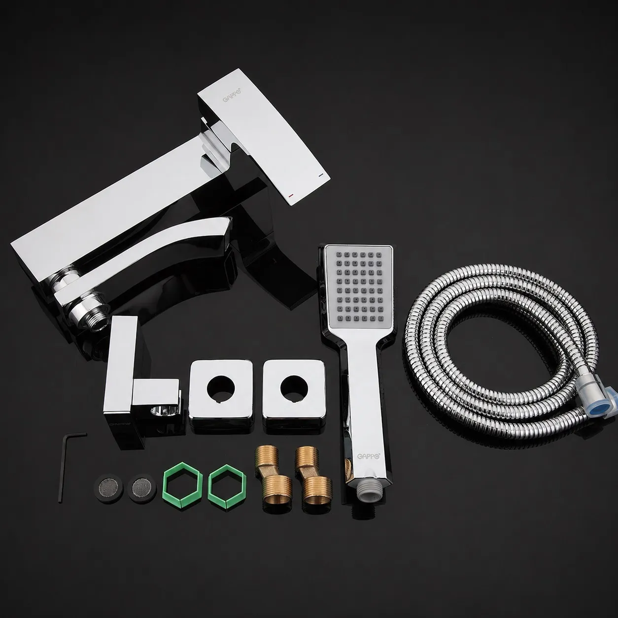 Смеситель для ванны GAPPO G3207, хром