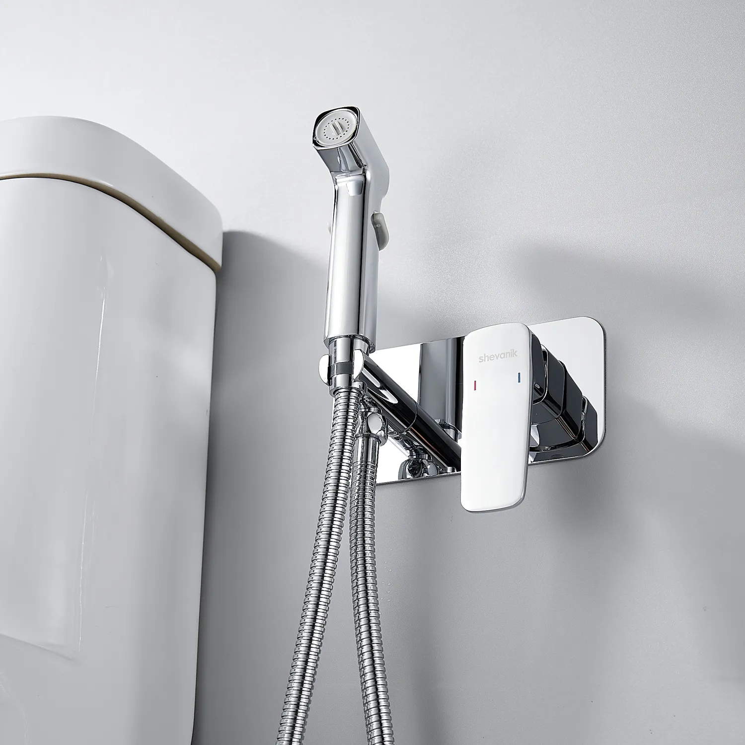 Гигиенический душ со смесителем Shevanik S9905, хром