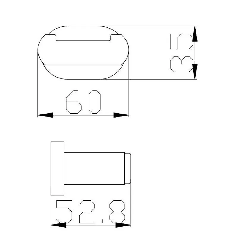 Крючок для ванной комнаты двойной Rav Slezak YUKON YUA0102CB, хром/белый