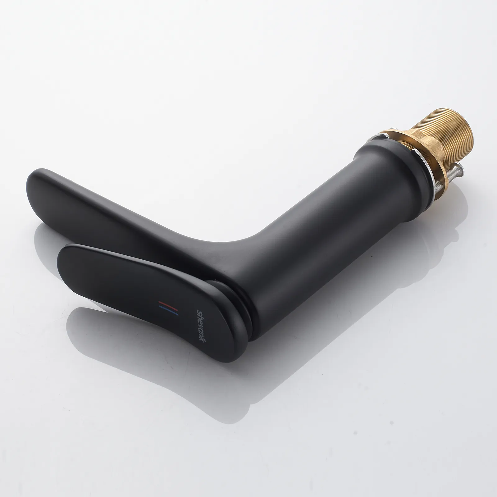 Смеситель для раковины Shevanik S4701H, черный