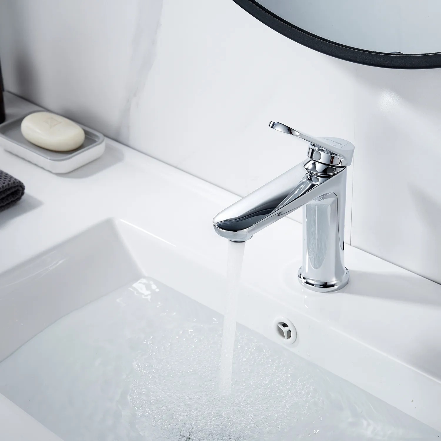 Смеситель для раковины Shevanik S4301, хром