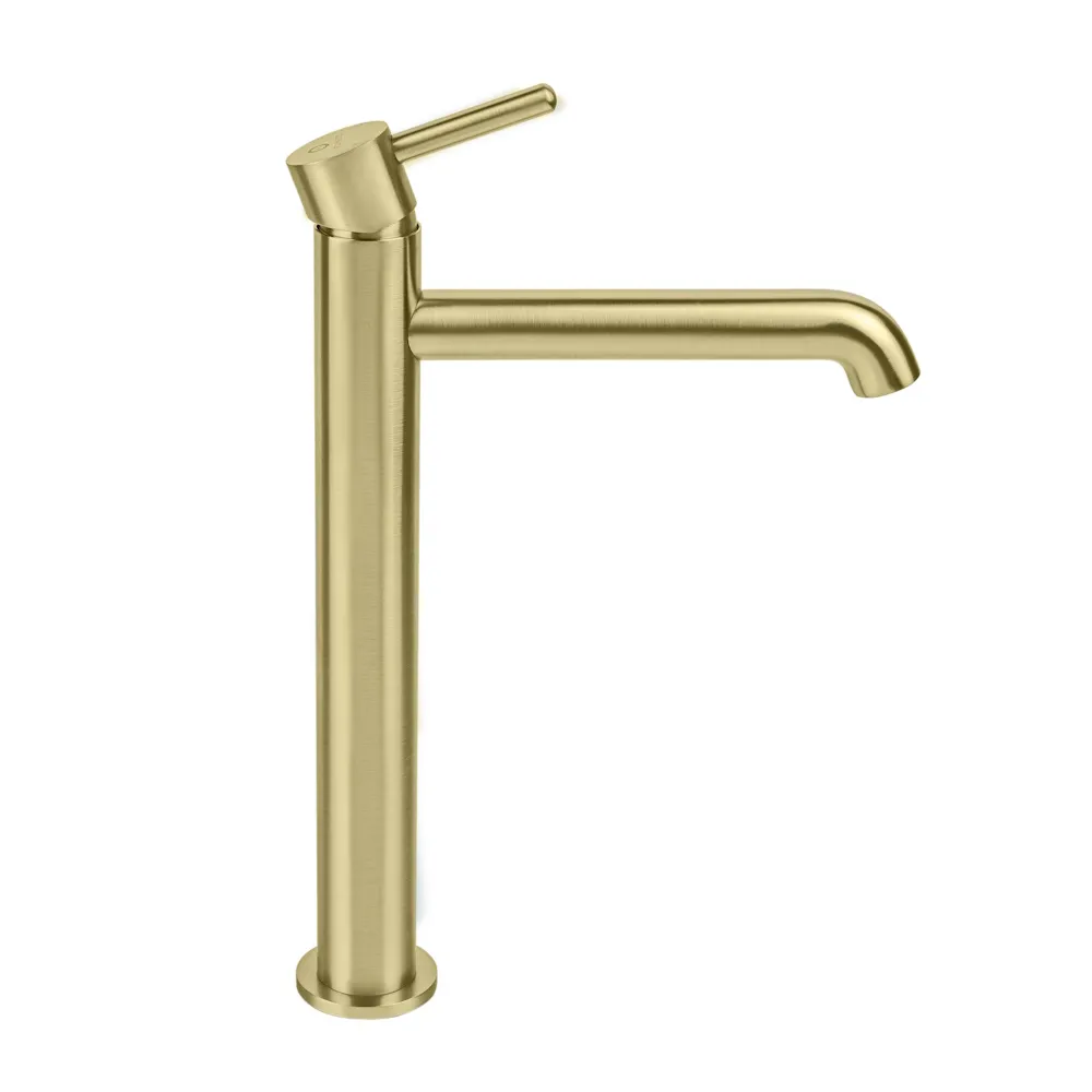 Смеситель для раковины высокий FILARETE Roun FL6020MG, матовое золото