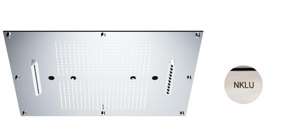 Верхний душ Carimali New Mydream 700х500, никель полированный (23091XN/S-NKLU)