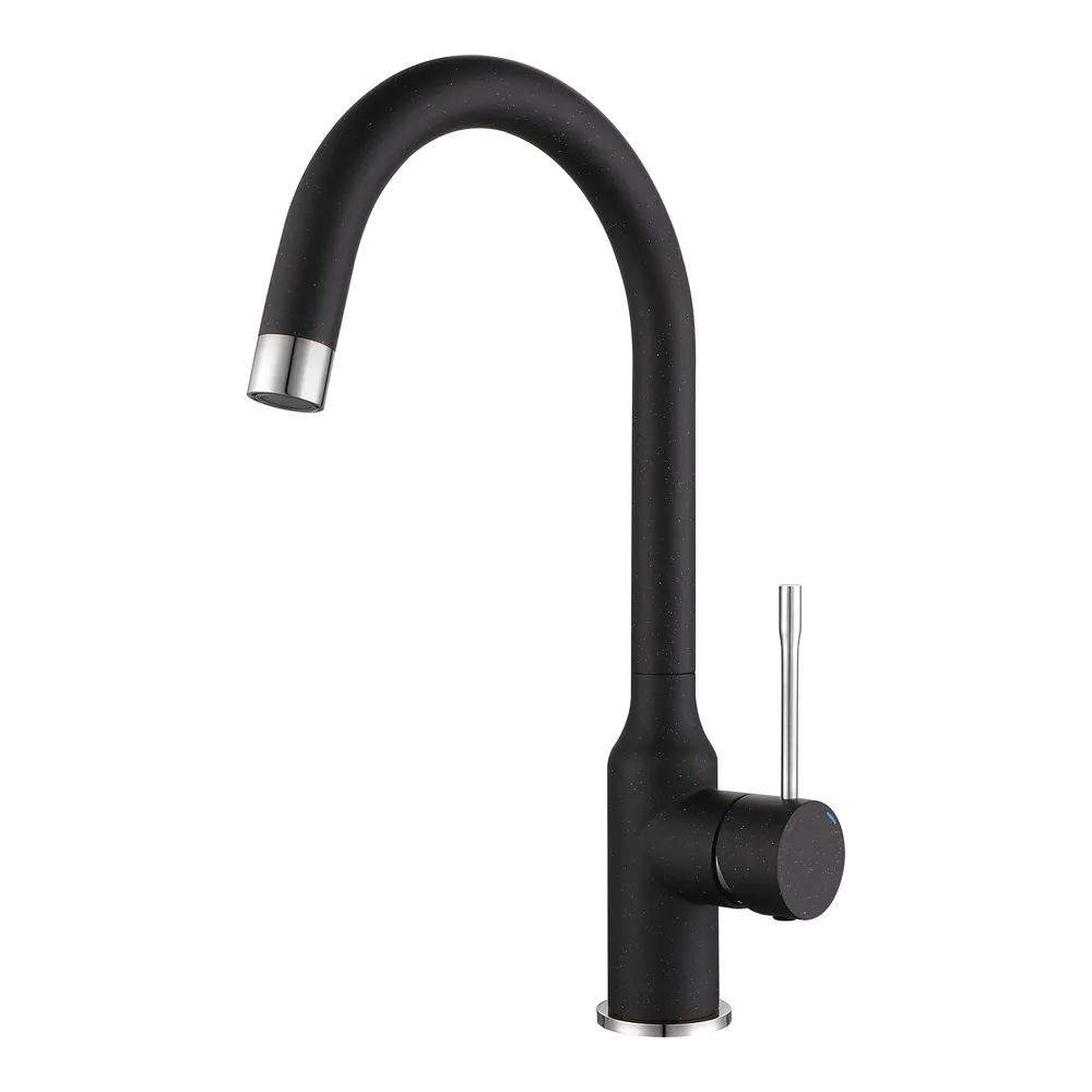 Смеситель для кухни Rivelato Garda 1923502, черный/хром