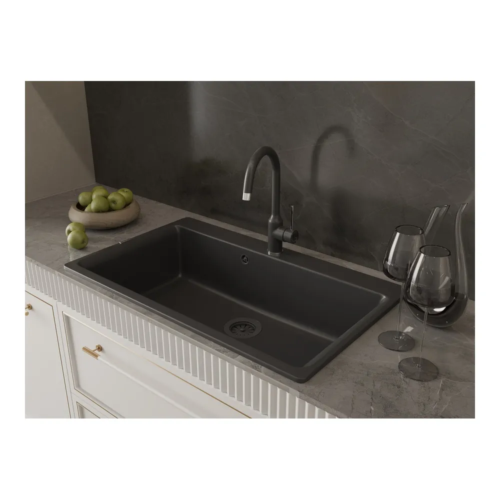 Кухонная мойка Rivelato AXEL Х-90, антрацит