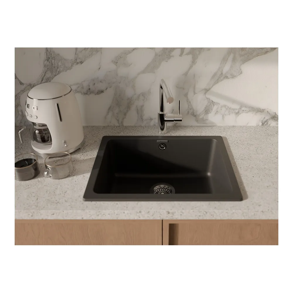 Кухонная мойка Rivelato BERKANA BK-50, черный