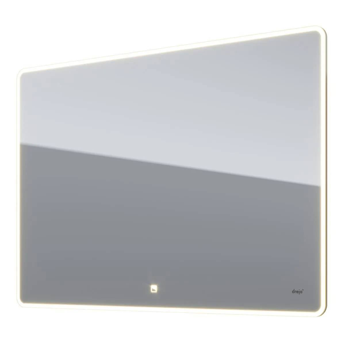 Зеркало Dreja Point 100x70 см, белый