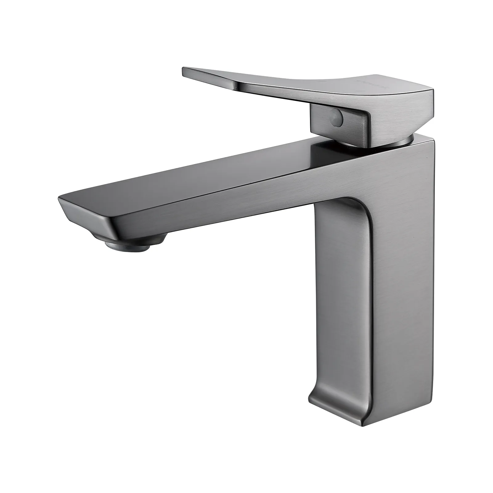 Смеситель для раковины Shevanik S4401T, оружейная сталь