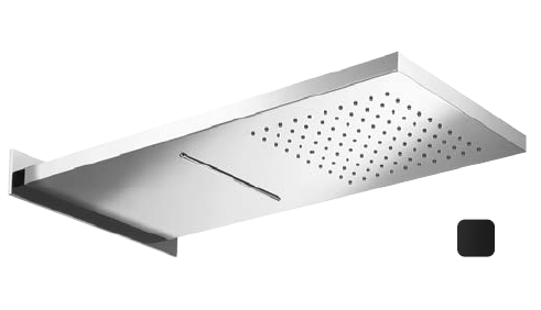 Верхний душ Almar Wall Mounted head showers, 592х270, черный матовый (E044193.MB)