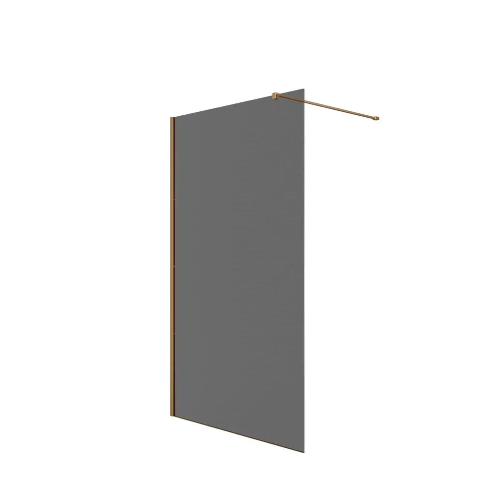 Душевая перегородка Knotlor WI120TG0RB 120х200, бронза