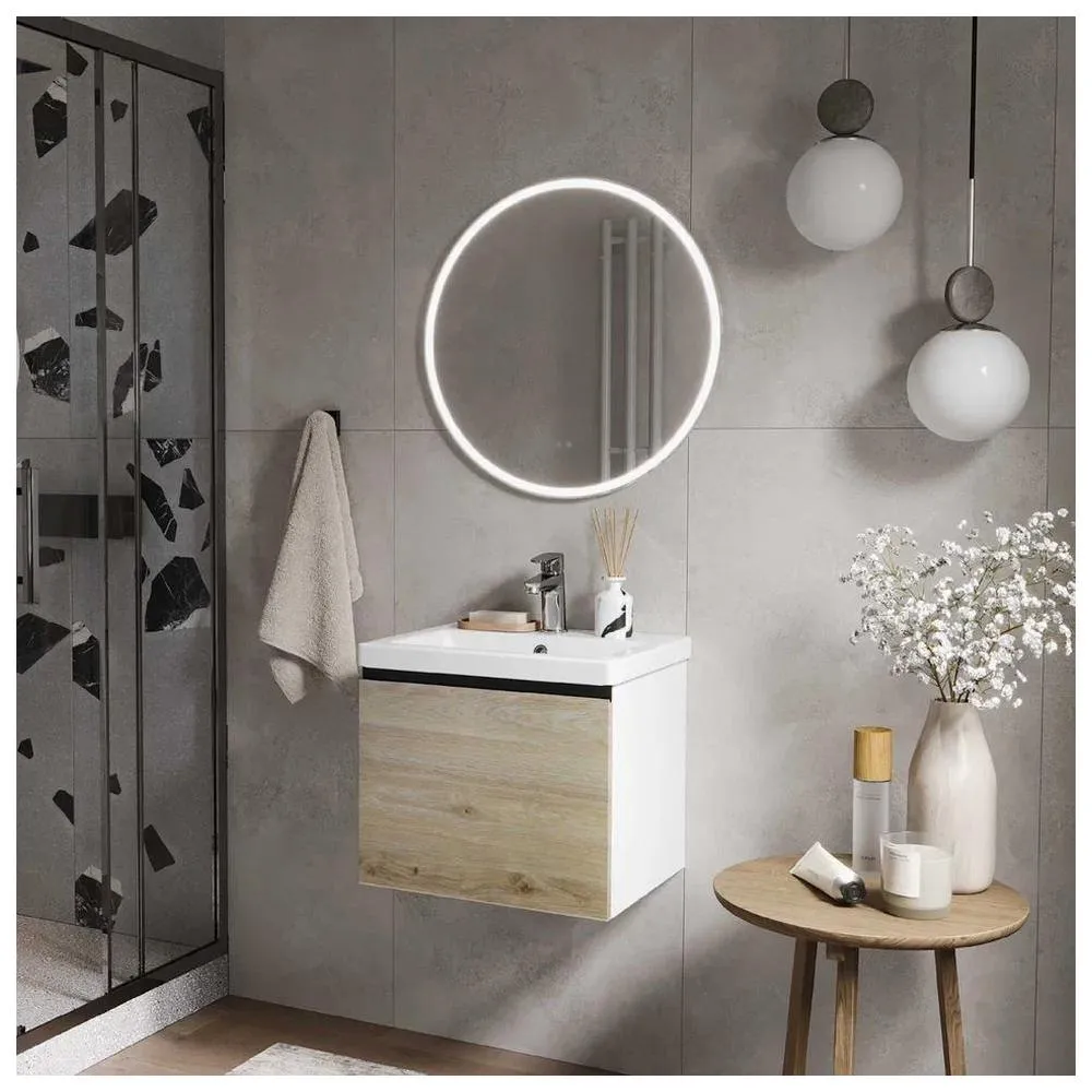 Тумба с раковиной напольная VIGO Cross 402-com, 50 см