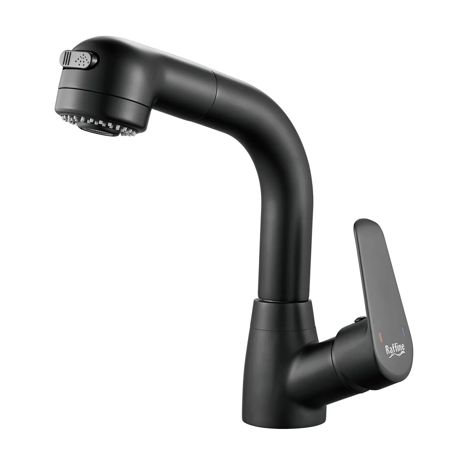 Смеситель для раковины многофункциональный Raffine F291H, черный