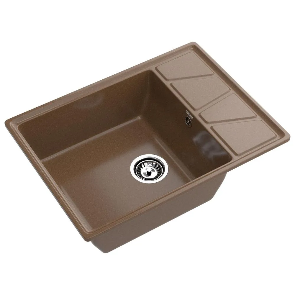 Кухонная мойка GranFest VERTEX 680L, терракот