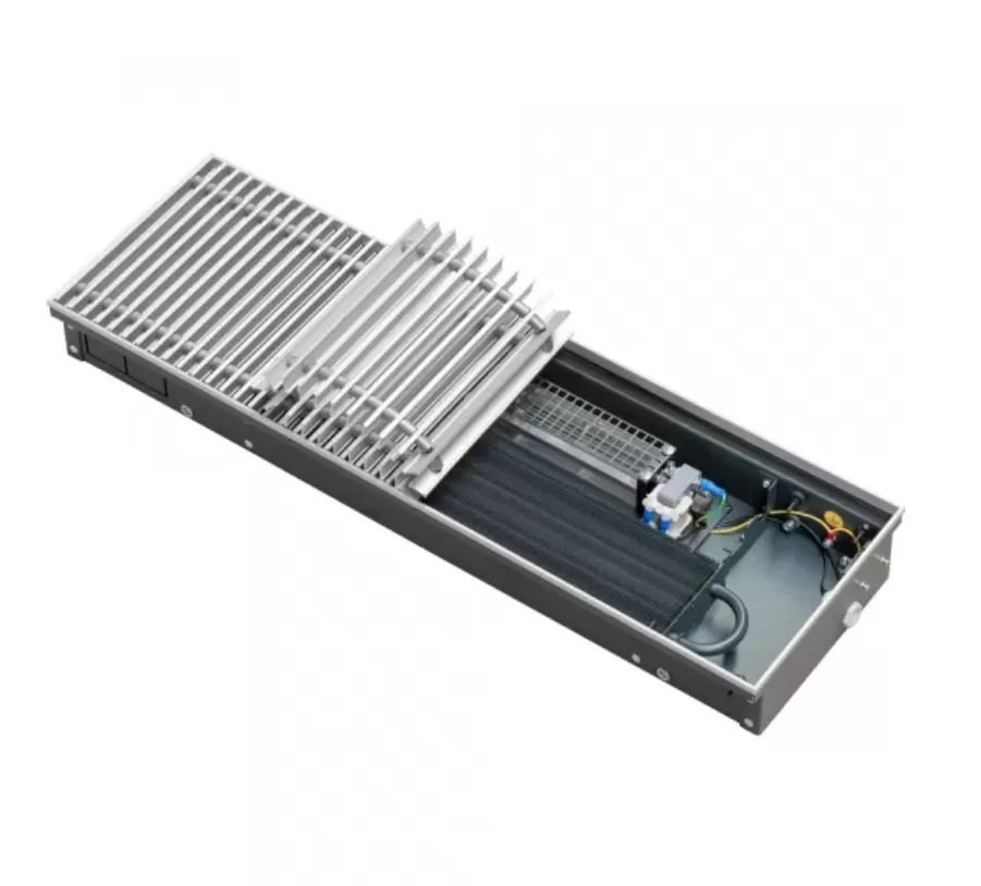Внутрипольный конвектор Techno Vent KVZV 300-120-2200 с принудительной конвекцией