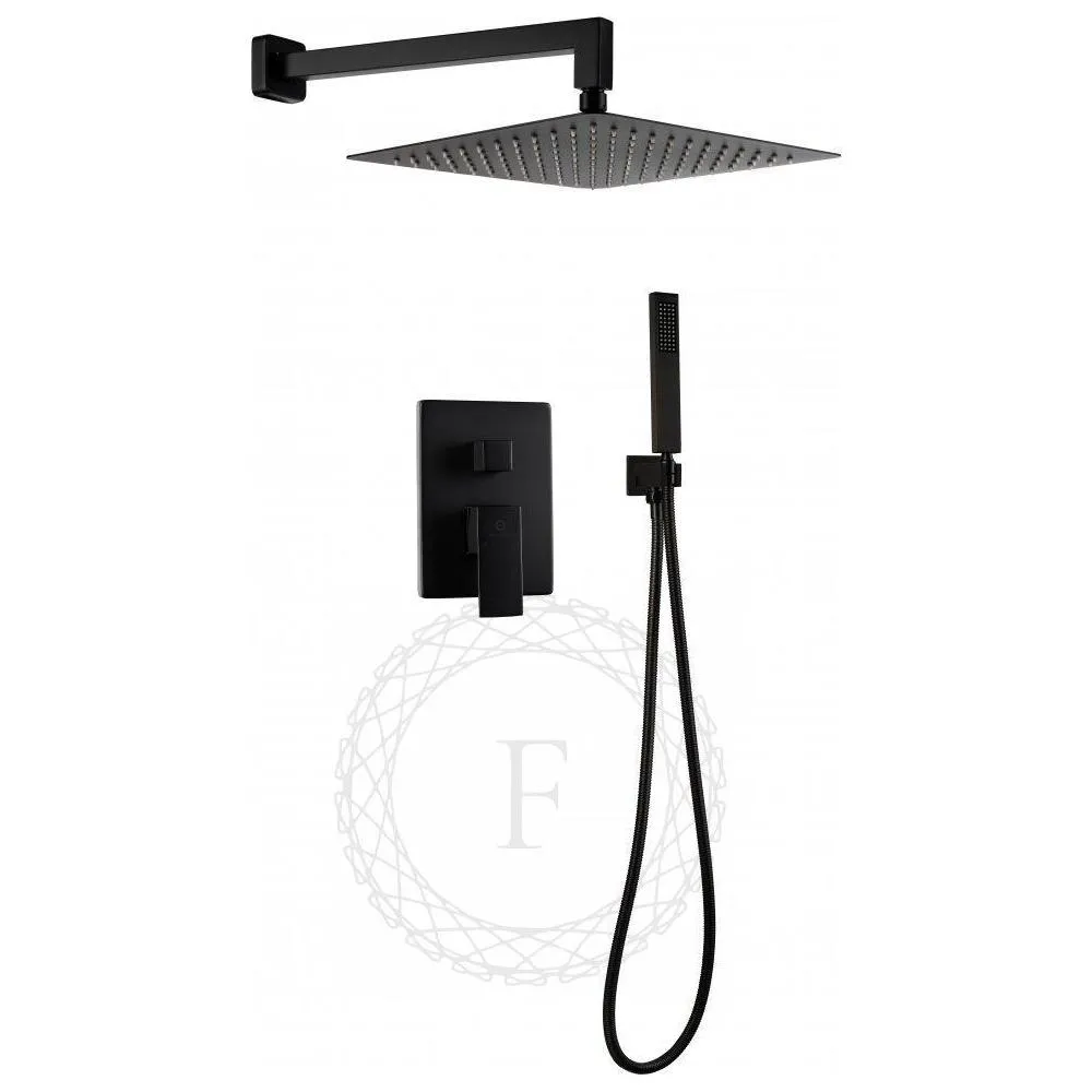Душевая система встраиваемая FILARETE Fing FL1043BL, черный