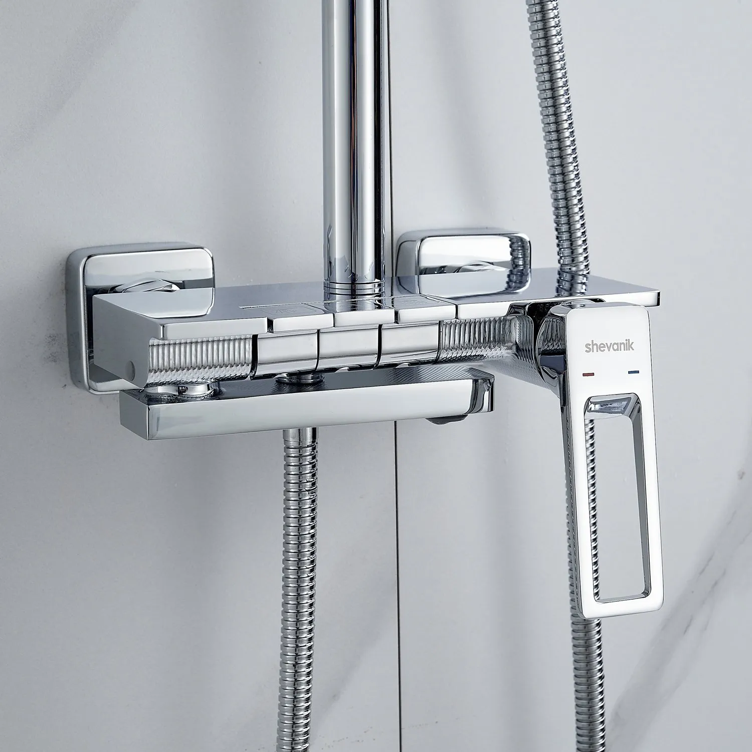 Душевая система Shevanik S6826, хром