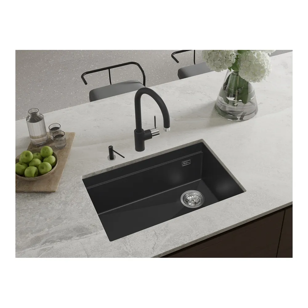 Кухонная мойка Rivelato LINO LN-654-R, антрацит