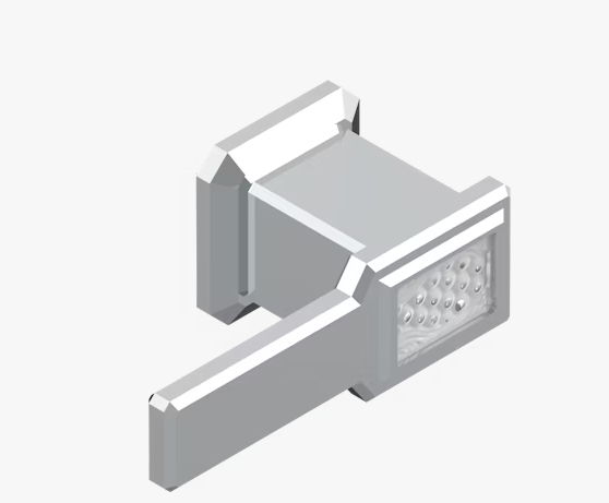 Вентиль THG Metropolis Clear crystal with lever, никель (A2B B01 30B)