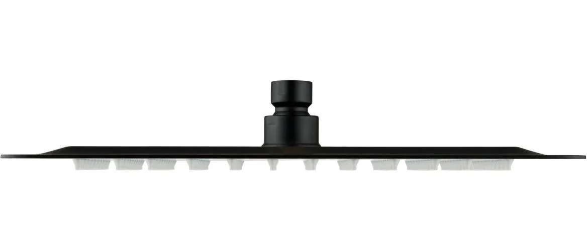 AQ2074MB квадратный верхний душ 300*300*2 мм, матовый черный