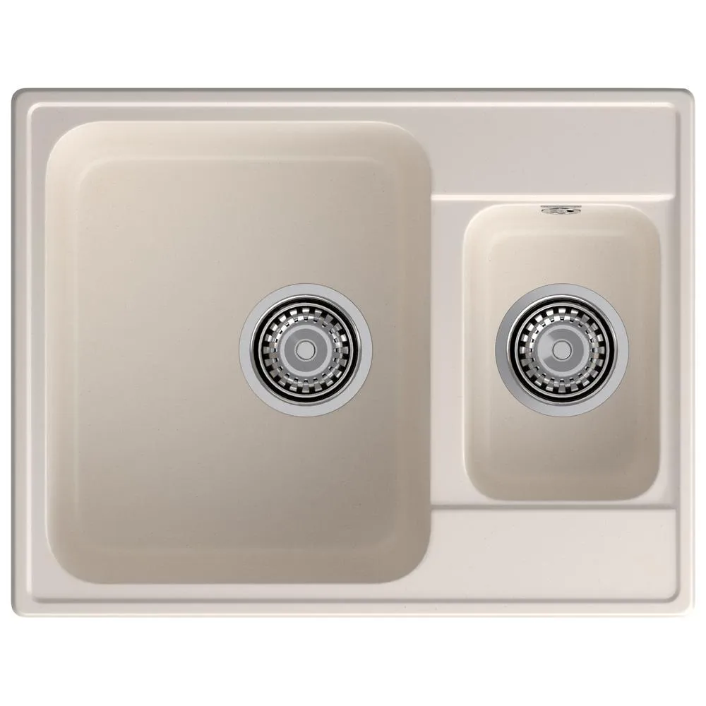 Кухонная мойка GranFest QUARZ 9, белый