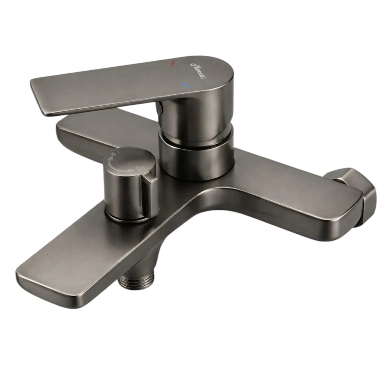 Смеситель для ванны Maretti Ritta-GM RIGM22RF505, оружейная сталь