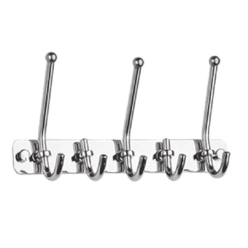 Планка с крючками для полотенец D-Lin D201854-5, хром