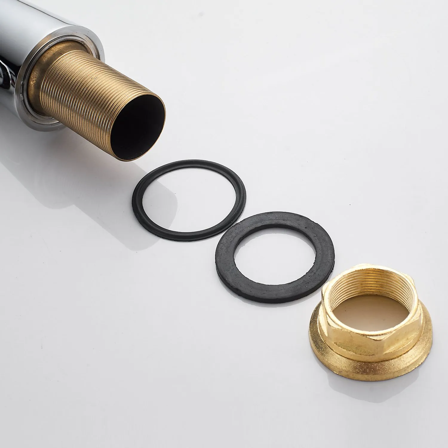 Смеситель для кухни с гибким изливом Shevanik S743-9, хром/серый