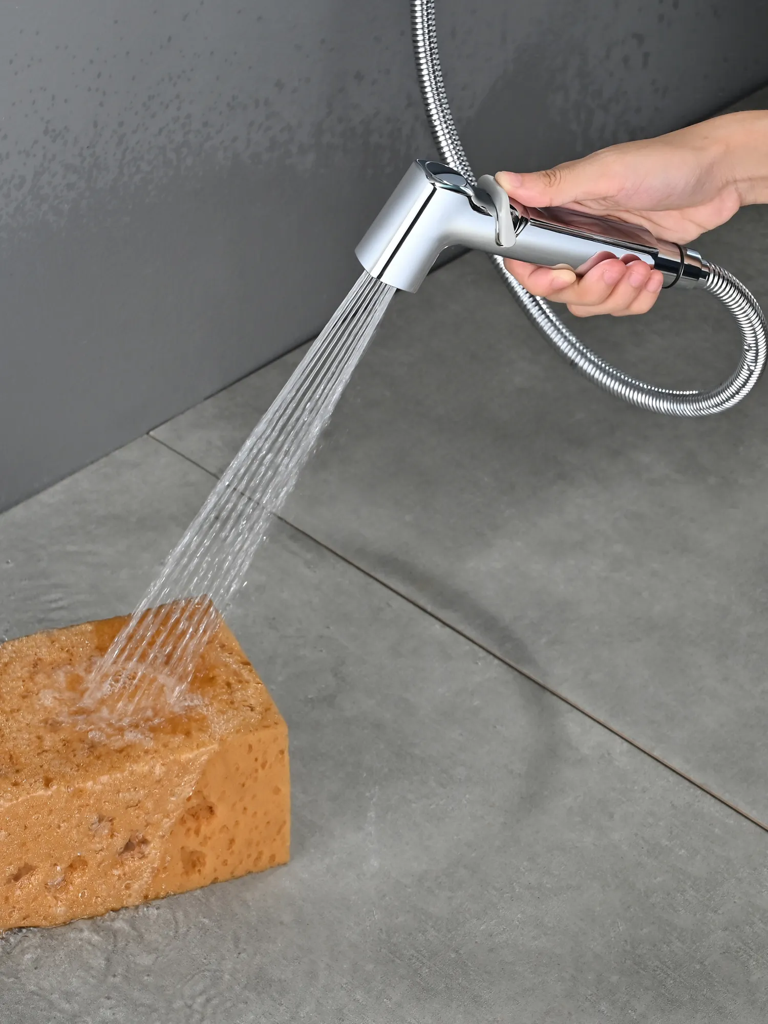 Гигиенический душ со смесителем Rose R245, хром