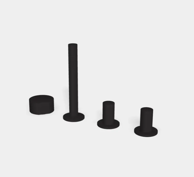 Смеситель для ванны и душа Fima Carlo Frattini So, черный матовый (F3174/1NS)