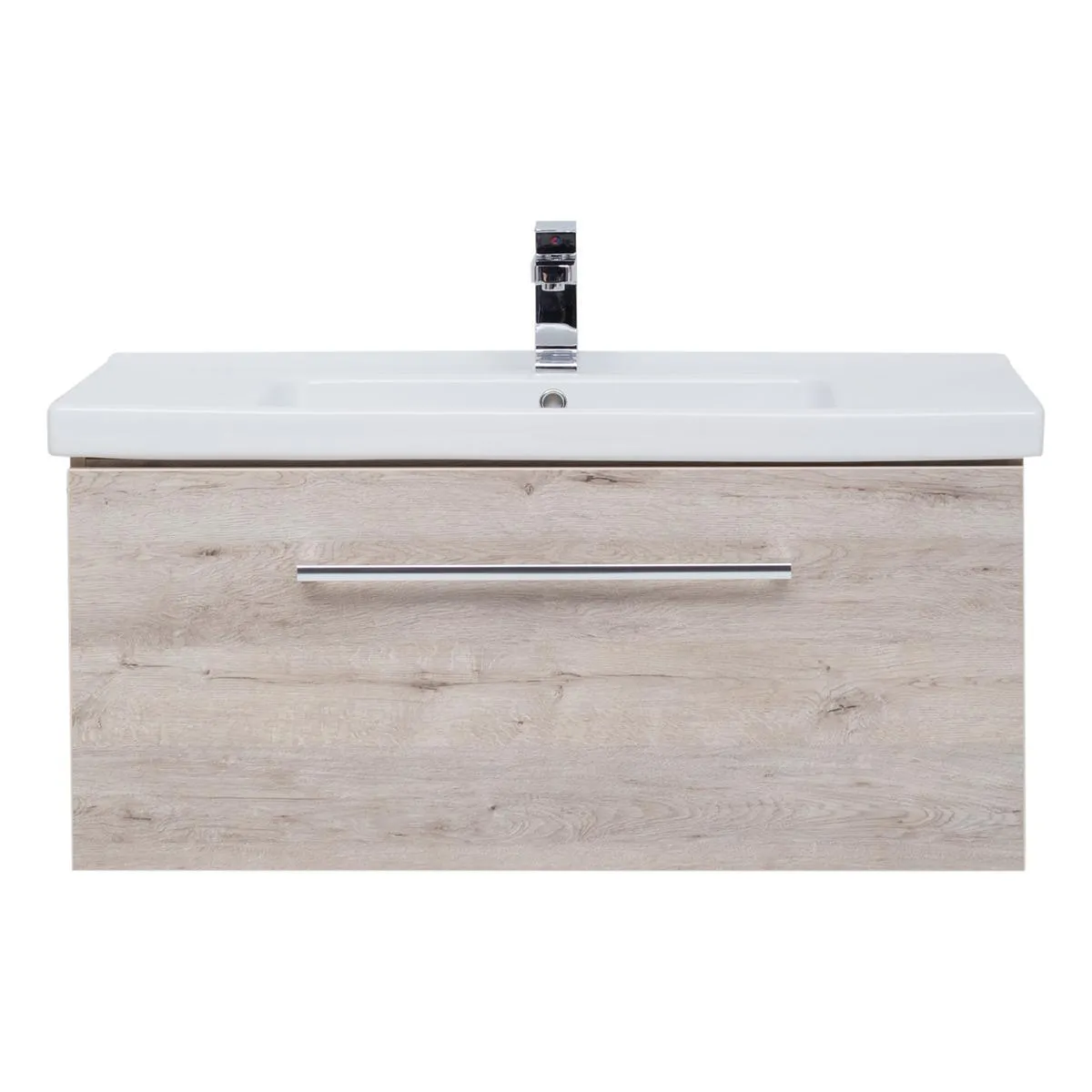 Тумба под раковину подвесная Dreja Big Inn 80 см, дуб кантри