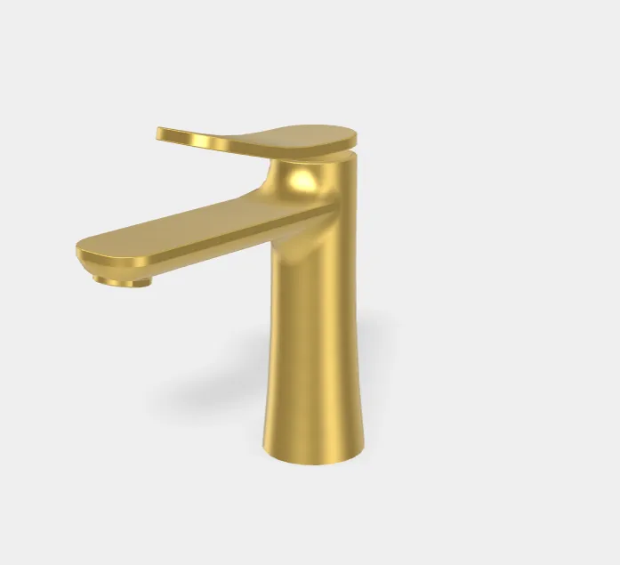 Смеситель для раковины Fima Carlo Frattini Flo', золото брашированное (F3801OS)