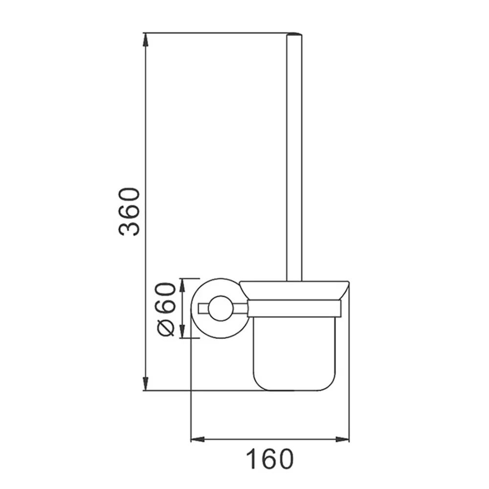 Ершик для унитаза FRAP F30110,