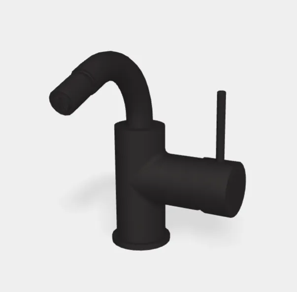 Смеситель для биде Fima Carlo Frattini Spillo Up, чёрный матовый (F3042NS.2)