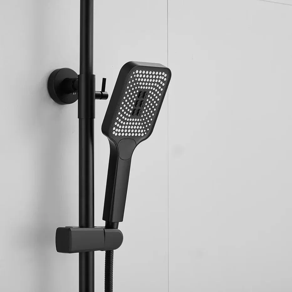 Душевая система Shevanik S9136H, черный