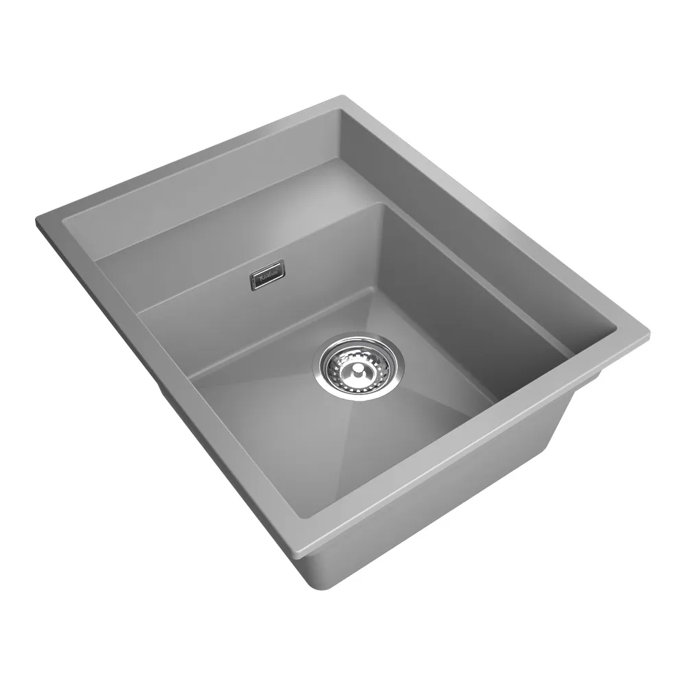 Кухонная мойка Rivelato NOBILE NB-544-L, серый металлик